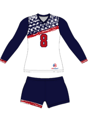 Control Series Premium - Womens/Girls "Freedom" Custom Sublimated Volleyball Set