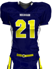 Control Series - Adult/Youth "Cut Back Classic" Custom Sublimated Football Jersey