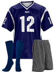 Control Series - Adult/Youth "Double Coverage" Custom Sublimated Flag Football Set