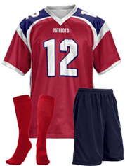 Control Series - Adult/Youth "Red Zone" Custom Sublimated Flag Football Set