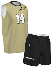 Quick Ship Plus - Adult/Youth "Game Over" Custom Sublimated Sleeveless Volleyball Set