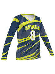 Quick Ship - Womens/Girls "Cut Shot" Custom Sublimated Volleyball Jersey