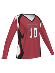 Quick Ship - Womens/Girls "Double Block" Custom Sublimated Volleyball Jersey