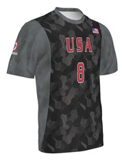 Quick Ship Plus - Adult/Youth "Camo 2" Custom Sublimated Volleyball Jersey