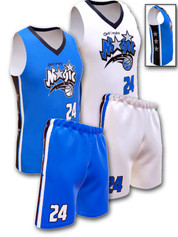 Control Series - Adult/Youth "Star Power" Custom Sublimated Reversible Basketball Set