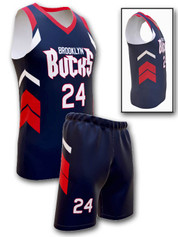 Control Series - Adult/Youth "Buck" Custom Sublimated Basketball Set