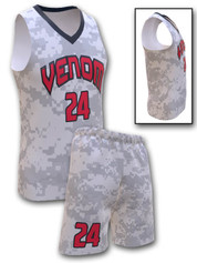 Control Series - Adult/Youth "Venom" Custom Sublimated Basketball Set