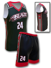 Control Series - Womens/Girls "Wings" Custom Sublimated Basketball Set