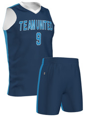 Quick Ship - Adult/Youth "Game Over" Custom Sublimated Basketball Uniform