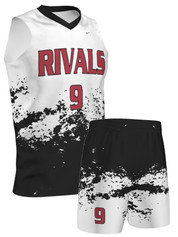 Quick Ship - Adult/Youth "Fall Away" Custom Sublimated Basketball Uniform