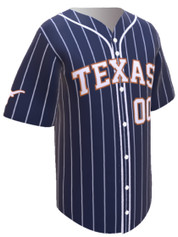 Control Series Premium - Adult/Youth "Texas" Custom Sublimated Button Front Baseball Jersey