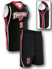 Quick Ship - Adult/Youth "Heat" Custom Sublimated Basketball Uniform