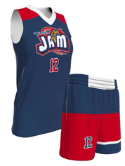 Quick Ship - Womens/Girls "Academy" Custom Sublimated Basketball Uniform