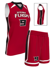 Quick Ship - Womens/Girls "Classic" Custom Sublimated Basketball Uniform