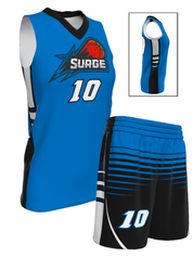 Quick Ship - Womens/Girls "Energy" Custom Sublimated Basketball Uniform