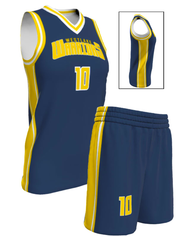 Quick Ship - Womens/Girls "Sky High" Custom Sublimated Basketball Uniform