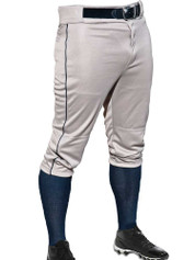 Adult 14 oz "Lightning Piped Knicker" Baseball Pants with Piping Adult Piped Pants All Sports Uniforms