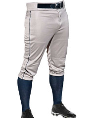Youth 14 oz "Lightning Piped Knicker" Baseball Pants with Piping - CLEARANCE Youth Piped Pants All Sports Uniforms