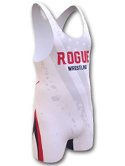 Adult/Youth "Flag" Custom Sublimated Wrestling Singlet Custom Wrestling Singlets All Sports Uniforms