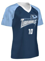 Quick Ship - Womens/Girls "Game Over" Custom Sublimated Softball Jersey-2 Classic Quick Ship Softball Jerseys All Sports Uniforms