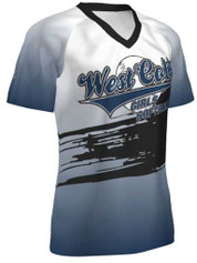 Quick Ship - Womens/Girls "Nano" Custom Sublimated Softball Jersey-2 Classic Quick Ship Softball Jerseys All Sports Uniforms