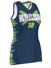 Quick Ship - Womens/Girls "Sonar" Custom Sublimated Sleeveless Softball Jersey-2 Quick Ship Sleeveless Softball Jerseys All Sports Uniforms