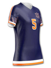 Control Series Premium - Womens/Girls "Matrix (Short Sleeve)" Custom Sublimated Volleyball Jersey Premium Volleyball Jerseys All Sports Uniforms