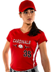 Womens "Spectral" Softball Jersey