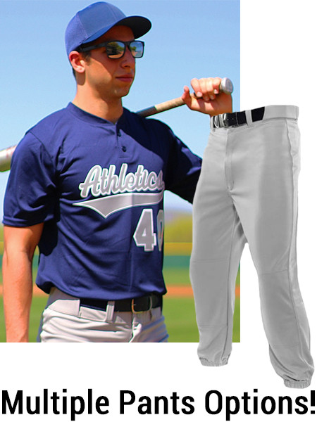 TwoButton Baseball Uniform Sets Adult Uniform Sets