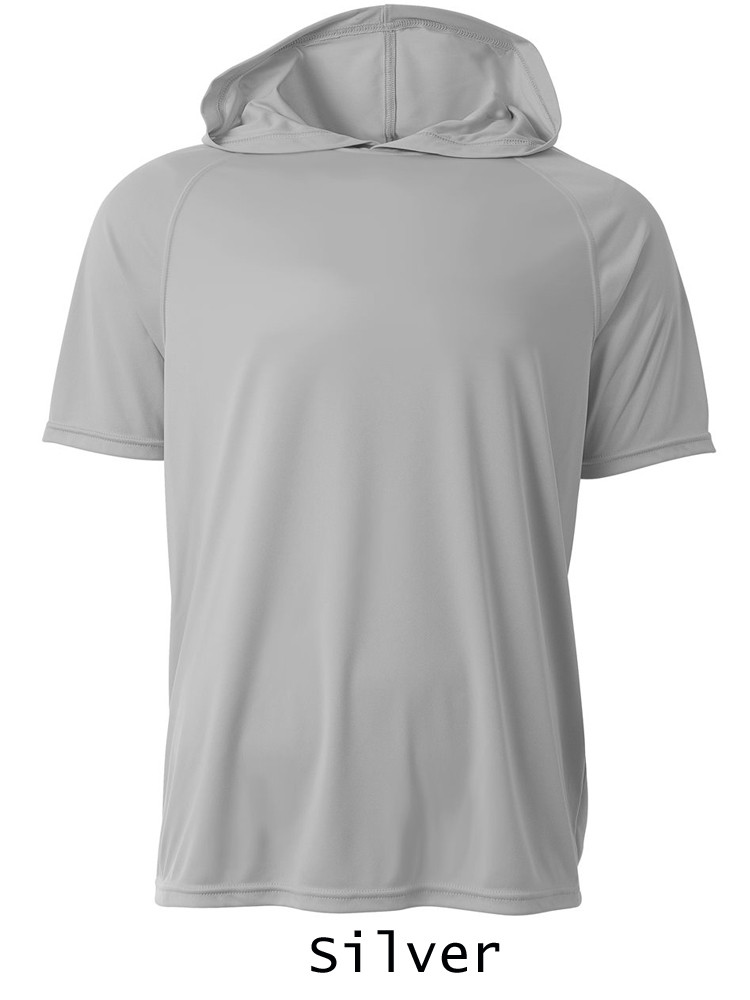 Adult "Short Sleeve Terrorize" Basketball Shooting Shirt with Hood