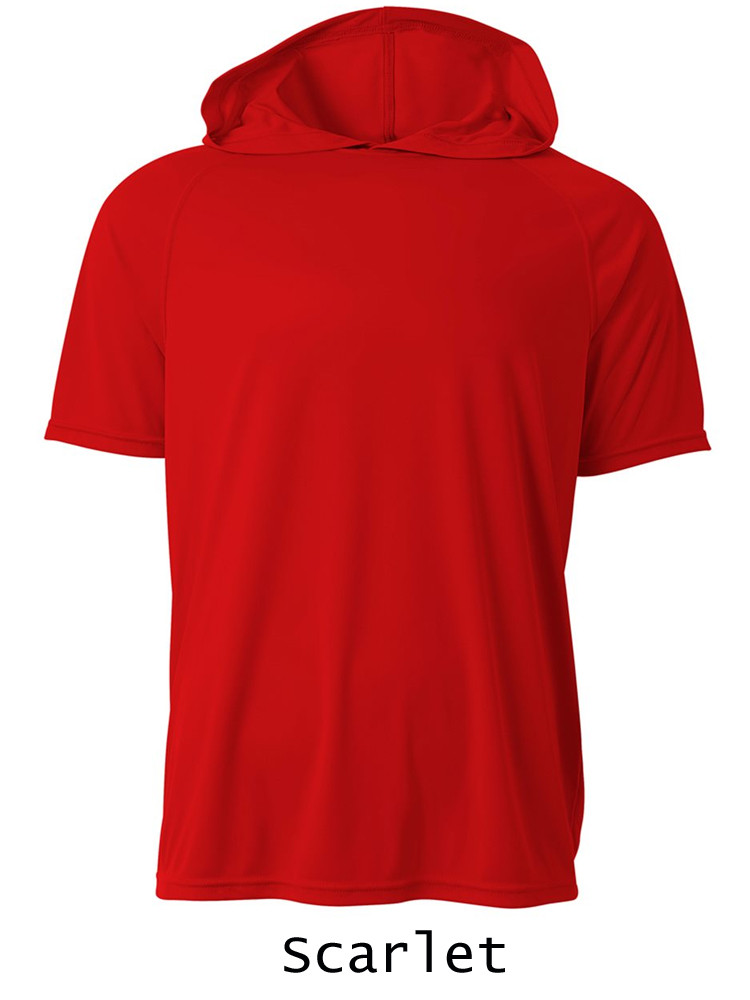 Adult "Short Sleeve Terrorize" Basketball Shooting Shirt with Hood