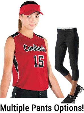 Womens/Girls "Dynamite" Softball Uniform Set