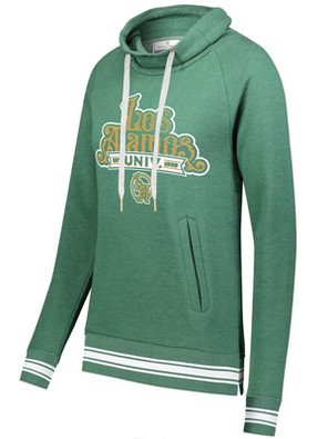 Womens "Heathered Campus" Fleece Hoodie