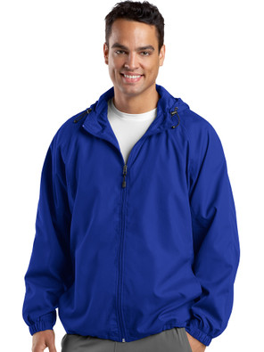 Adult "Hooded Warrior" Full Zip Lined Warm Up Jacket
