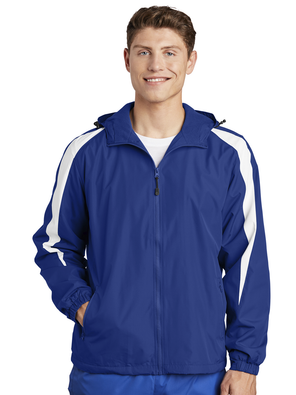 Adult "Hooded Anticipate" Full Zip Lined Warm Up Jacket