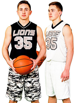 Adult/Youth "Camo Short Shooter" Reversible Basketball Uniform Set