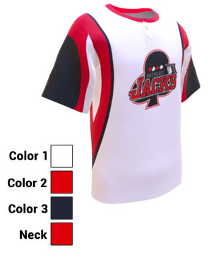 Control Series Premium - Adult/Youth "Grand Slam" Custom Sublimated 2 Button Baseball Jersey