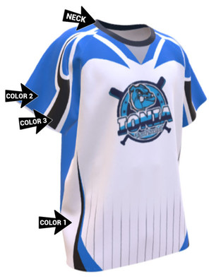 Control Series Premium - Adult/Youth "Achiever" Custom Sublimated Baseball Jersey