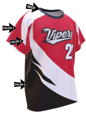Control Series Premium - Adult/Youth "Steal" Custom Sublimated Baseball Jersey