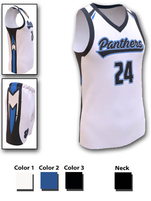 Control Series - Adult/Youth "Energized" Custom Sublimated Basketball Set