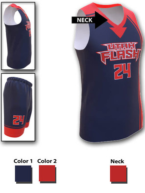 Control Series - Adult/Youth "Arsenal" Custom Sublimated Basketball Set