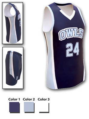 Control Series - Adult/Youth "Bearcat" Custom Sublimated Basketball Set