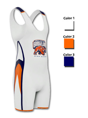 Adult/Youth "Finish" Custom Sublimated Wrestling Singlet