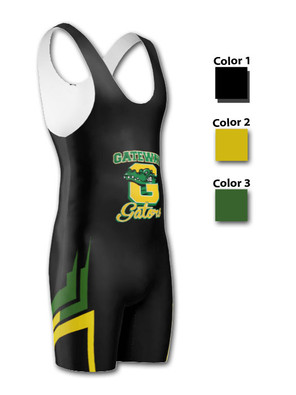 Adult/Youth "Tomb" Custom Sublimated Wrestling Singlet