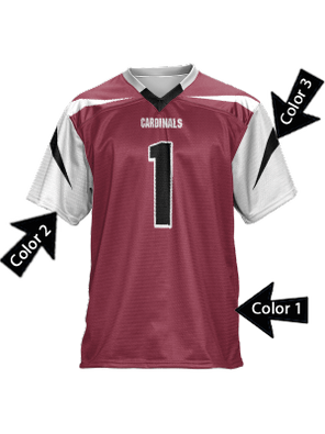 Control Series - Adult/Youth "Juke" Custom Sublimated Flag Football Jersey