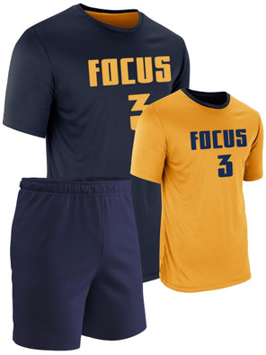 Adult/Youth "Focus" Reversible Soccer Uniform Set