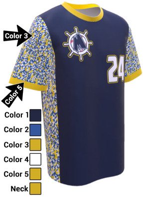 Control Series Premium - Adult/Youth "Cloak" Custom Sublimated Baseball Jersey