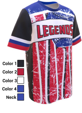 Control Series Premium - Adult/Youth "Soldier" Custom Sublimated Baseball Jersey