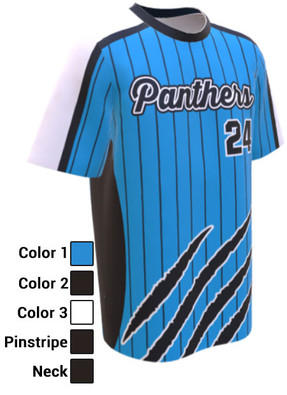 Control Series Premium - Adult/Youth "Slash" Custom Sublimated Baseball Jersey