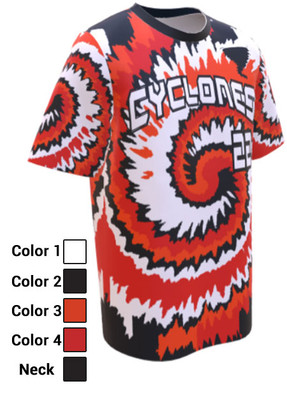 Control Series Premium - Adult/Youth "Spiral" Custom Sublimated Baseball Jersey